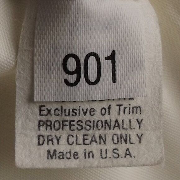 Vintage WEDDING Dress, 0 Petite, Satin/Beaded, Removable Bustle, long sleeve - Picture 13 of 15